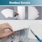 Diamond Painting Release Paper, Double-Sided Non-Stick Release Paper for Diamond Art 15x10cm Diamond Painting Cover Replacement for 5D Diamond Painting Accessories and Tools - 200 Pieces